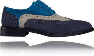 Lureaux Amsterdam Kleurrijke Schoenen Voor Heren Veterschoenen Met Print