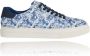 Lureaux Azure Bird Garden Sneakers Handgemaakte Nette Schoenen Voor Heren - Thumbnail 1