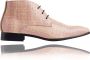 Lureaux Blanc Woven High- Kleurrijke Schoenen Voor Heren Veterschoenen Met Print - Thumbnail 3