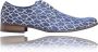 Lureaux Blue Breeze Kleurrijke Schoenen Voor Heren Veterschoenen Met Print - Thumbnail 1