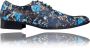 Lureaux Blue Miracle Kleurrijke Schoenen Voor Heren Veterschoenen Met Print - Thumbnail 1