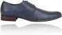 Lureaux Blue Spectrum Kleurrijke Schoenen Voor Heren Veterschoenen Met Print - Thumbnail 1