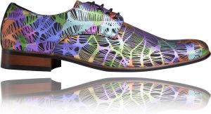 Lureaux Color Parade Kleurrijke Schoenen Voor Heren Veterschoenen Met Print