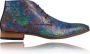 Lureaux Colorful Wizard Kleurrijke Schoenen Voor Heren Veterschoenen Met Print - Thumbnail 1