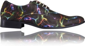 Lureaux Coloristo Kleurrijke Schoenen Voor Heren Veterschoenen Met Print