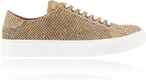 Lureaux Cork Squama Sneakers - Handgemaakte Nette Schoenen Voor Heren