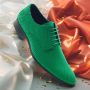 Lureaux Gleaming Greeny Kleurrijke Schoenen Voor Heren Veterschoenen Met Print - Thumbnail 1