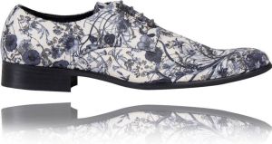 Lureaux Gloriosa Kleurrijke Schoenen Voor Heren Veterschoenen Met Print