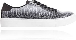 Lureaux Gray Dino Sneakers Handgemaakte Nette Schoenen Voor