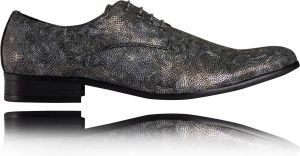 Lureaux Gray Secret Kleurrijke Schoenen Voor Veterschoenen Met Print