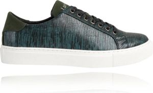 Lureaux Green Heaven Sneakers Handgemaakte Nette Schoenen Voor