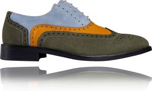 Lureaux Groningen Kleurrijke Schoenen Voor Heren Veterschoenen Met Print