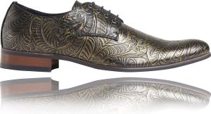 Lureaux Hidden Goldy Kleurrijke Schoenen Voor Heren Veterschoenen Met Print