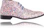 Lureaux Ramblas Colora High Kleurrijke Schoenen Voor Heren Veterschoenen Met Print - Thumbnail 1