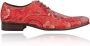 Lureaux Red Shadow Kleurrijke Schoenen Voor Heren Veterschoenen Met Print - Thumbnail 1