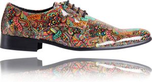 Lureaux Rio Fantasy Kleurrijke Schoenen Voor Heren Veterschoenen Met Print