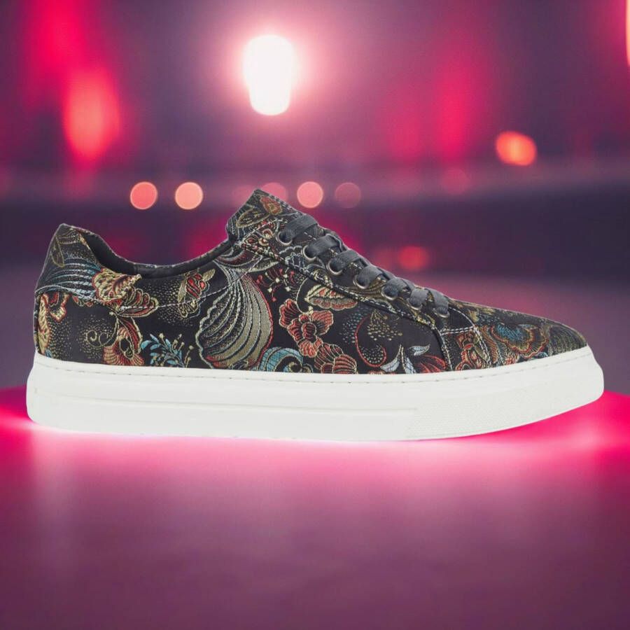 Lureaux Shiny Shadow Sneakers Handgemaakte Nette Schoenen Voor Heren
