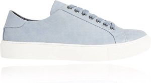 Lureaux Woven Blue Sneakers Handgemaakte Nette Schoenen Voor Heren