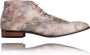 Lureaux Woven Sand High Kleurrijke Schoenen Voor Heren Veterschoenen Met Print - Thumbnail 1