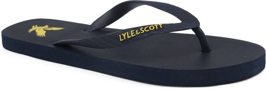 Lyle & Scott Flip Flop Teenslippers Zomer slippers Heren Blauw