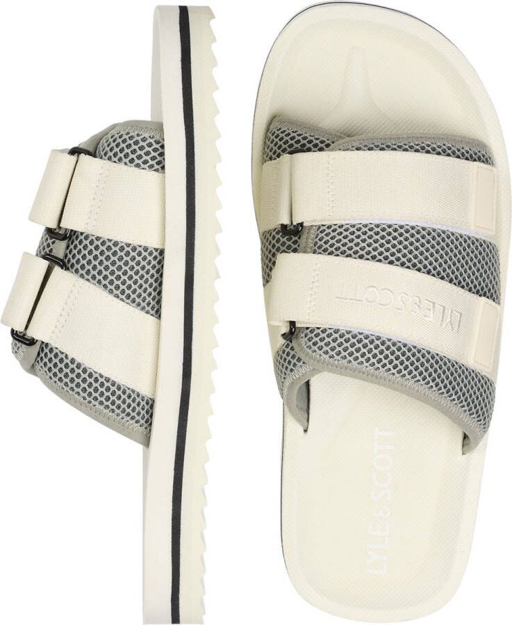 Lyle & Scott Flip-Flop Slide Male White 46 Slippers