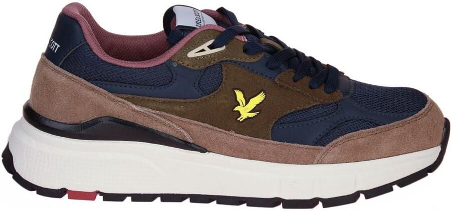 Lyle & Scott Runner 01 Kaki-Blauw Sneaker - Foto 3