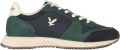 Lyle & Scott Sneakers laag 'Leno' groen - Donkergroen