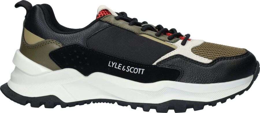 Lyle & Scott Sneaker Male Black Olive Sneakers
