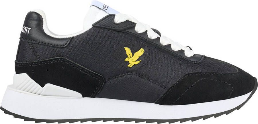 Lyle & Scott Wrath sneakers zwart Jongens Textiel Logo 31