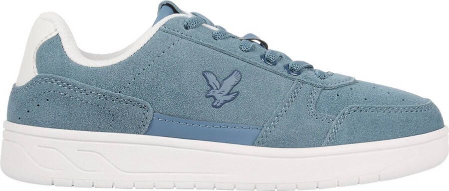 Lyle & Scott suède sneakers blauw Jongens Suede Effen 31