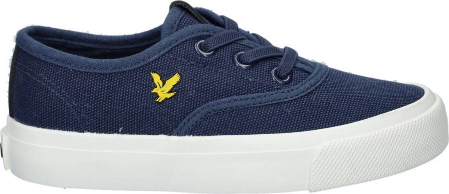 Lyle & Scott Wick Kids sneakers donkerblauw Jongens Textiel Logo 29