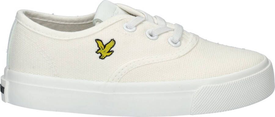 Lyle & Scott Wick Kids sneakers wit Jongens Textiel Logo 29