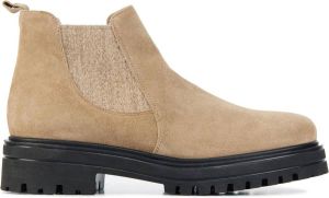 Mace Vrouwen Suède Enkellaarsjes Laarzen Damesschoenen M1096 Beige