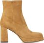 MACE Enkellaarsjes Dames M1122 Maat: 41 Materiaal: Suède Kleur: Bruin - Thumbnail 1