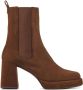 MACE Enkellaarsjes Dames 22i110a Sue Maat: 41 Materiaal: Suède Kleur: Cognac - Thumbnail 1