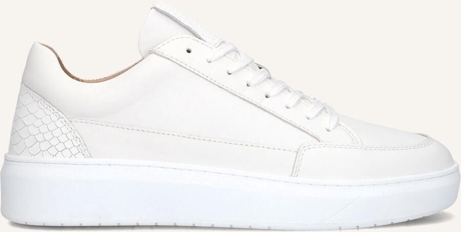 Mace Enzo-23 Sneakers Heren Leren Sneaker Wit