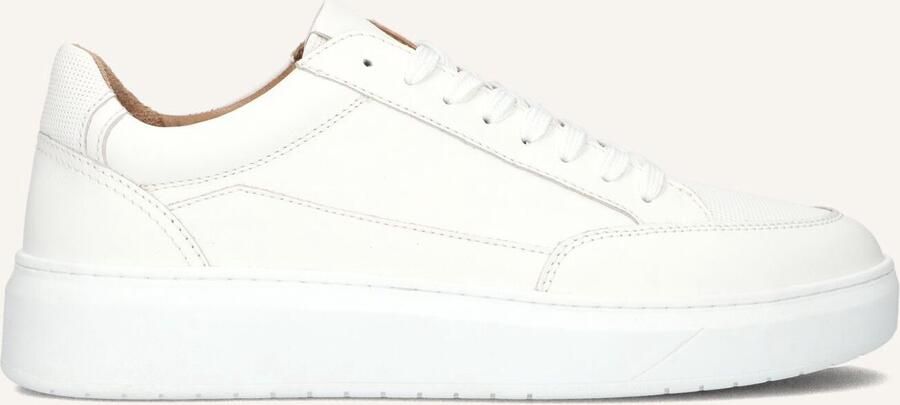 Mace Enzo-75 Sneakers Heren Leren Sneaker Wit