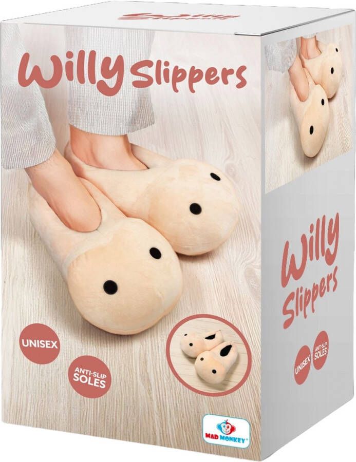 Mad Monkey Willy the Warmer pantoffels antislip