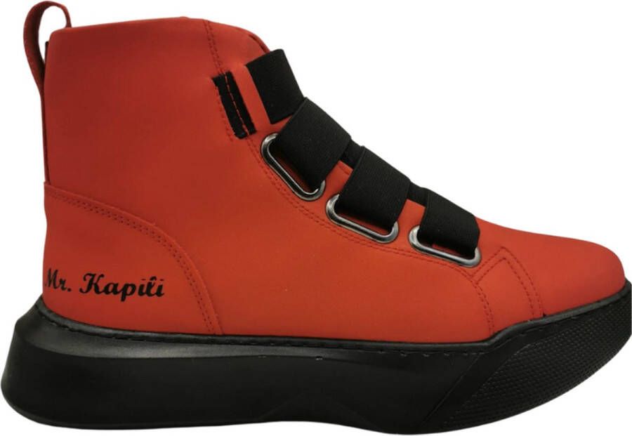 MadamPaola - Sneakers-Hoge zool-schoen met ronde zool-winterschoenen heren-winterschoenen heren-winter schoenen s-winter schoenen heren-winter schoenen- winter schoenen-warm schoenen-schoenen boots-schoen-shoenenen-Kleur rood