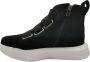 MadamPaola - Sneakers-Hoge zool-schoen met ronde zool-winterschoenen heren-winterschoenen heren-winter schoenen s-winter schoenen heren-winter schoenen- winter schoenen-warm schoenen-schoen-schoenen- Kleur zwart met witte bodem - Thumbnail 1