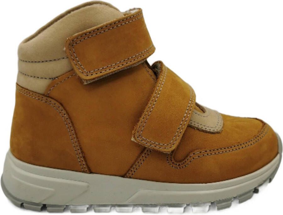 MadamPaola Kinderschoenen jongens Kinderschoenen Klittenband Cognac