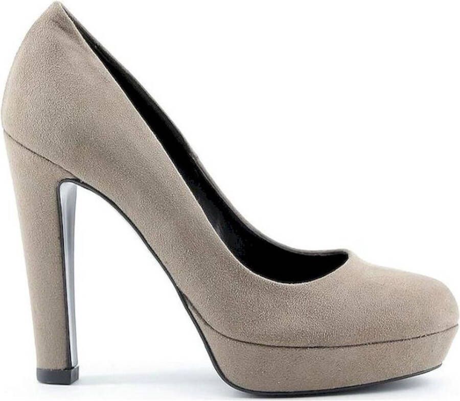 Made in Italia Stijlvolle leren pumps met hoge hak Brown Dames