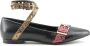 Made in Italia Schoenen Ballerina's ANTONELLA-NERO-MELANZ-BRONZO Dames zwart donkerrood - Thumbnail 8