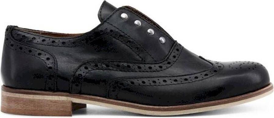 Made in Italia Leren Lage Top Dames Schoenen Black Dames