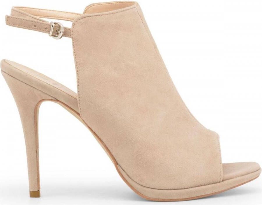 Made in Italia Suede Enkelband Sandalen Beige Dames