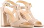 Made in Italia Verstelbare enkelband hak sandalen Brown Dames - Thumbnail 4