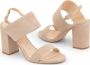 Made in Italia Dames Sandalen van Suède voor Lente Zomer Brown Dames - Thumbnail 2