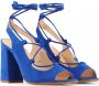 Made in Italia Zwarte sandalen met hoge hak en verstelbare enkelband Blue Dames - Thumbnail 5