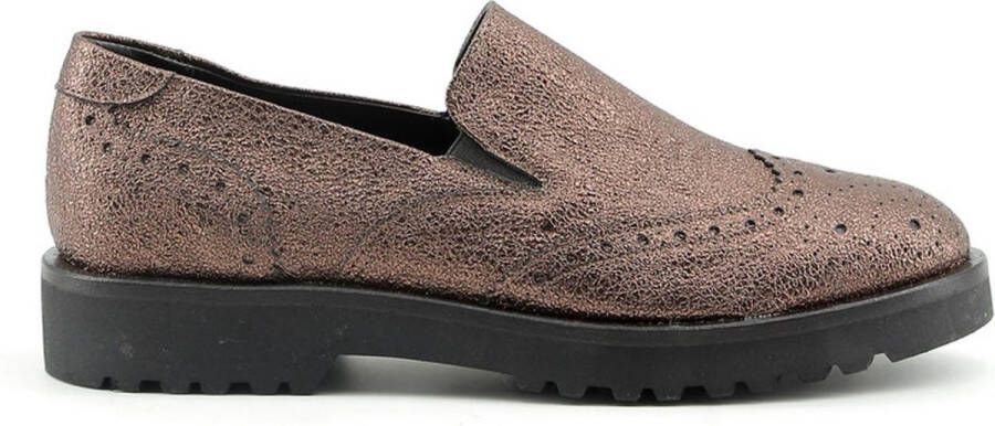 Made in Italia Dames Platte Schoenen Herfst Winter Collectie Brown Dames