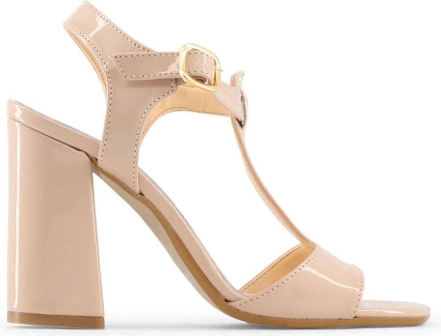 Made in Italia Verstelbare enkelband hak sandalen Brown Dames